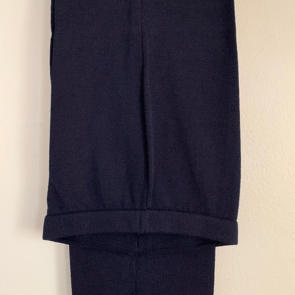St John Santana Knit Pant Navy Blue